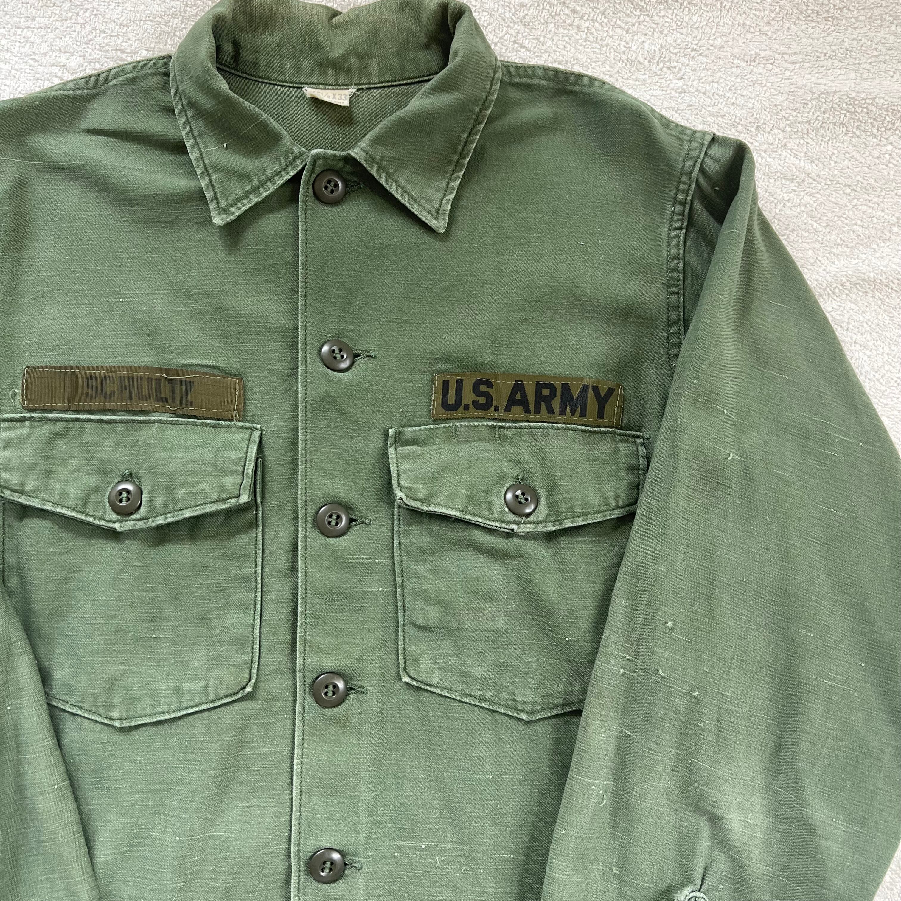 US ARMY 米軍 ユーティリティシャツ 60's ヴィンテージ ミリタリー