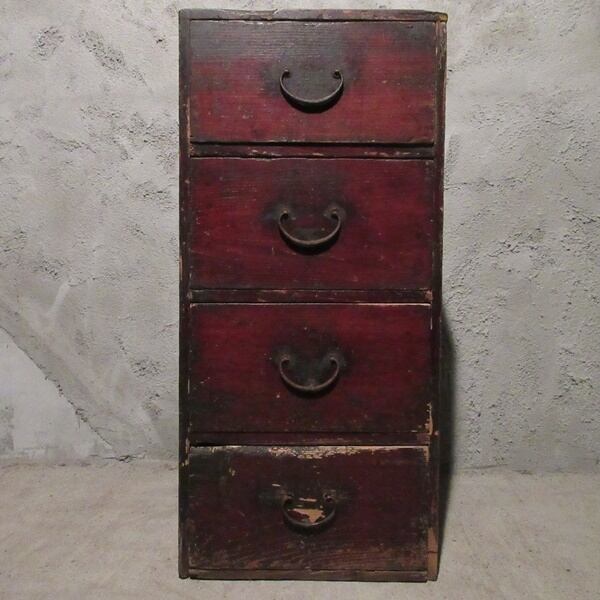 三杯　マス目　抽斗　小引き出し　小抽斗　古家具　古道具　アンティーク　昭和レトロ 三杯 マス目 抽斗 小引き出し 小抽斗 古家具 古道具 昭和レトロ