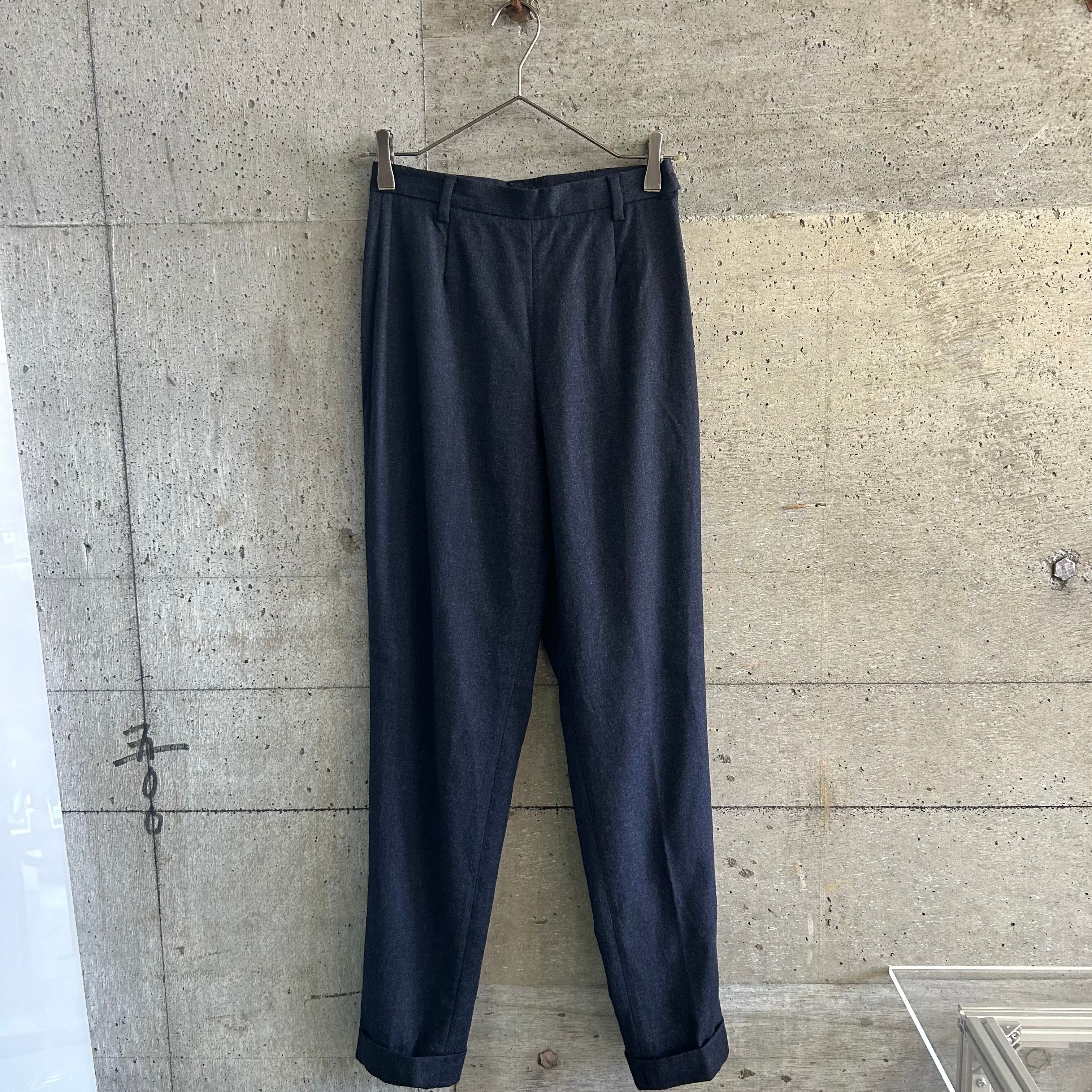 wool navy pants