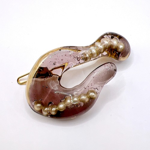 【受注】aokiyuri×glint×petter:rosso【Xmas限定】melt (ハーフ) perl pin