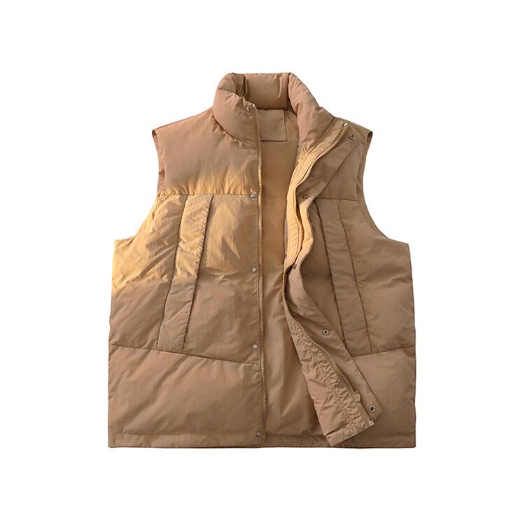 ★WARM STAND-COLLAR COTTON VEST　　A0433