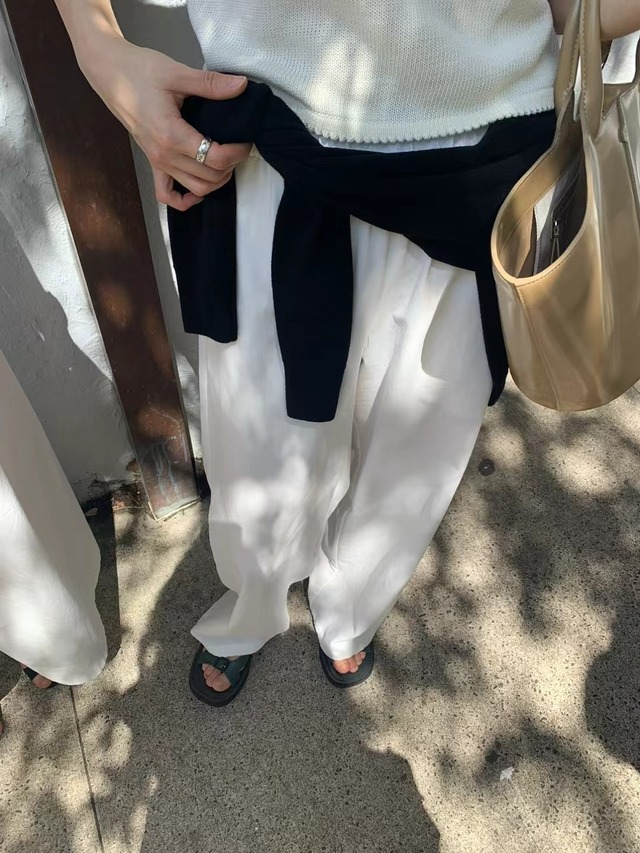 (OUNCE) may banding pants / 2color