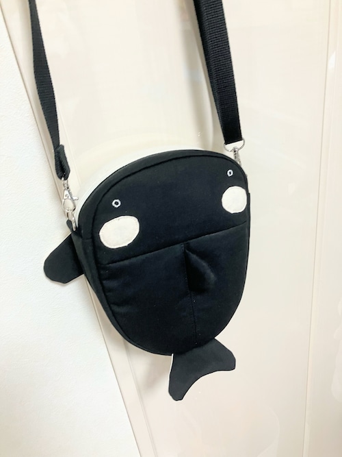 ポシェット　シャチ｜とりさん工房ーかわいいハンドメイドポーチ