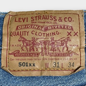 LEVI'S 90s USA製 501xx デニム ジーンズ ジーパン W31L34 ボタン裏 544 ボタンフライ リーバイス 1993年 ヴィンテージ us古着