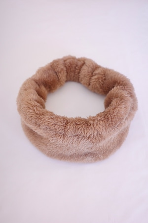 Nui Mofu Hairband (ヌイモフ) ／  Mocha