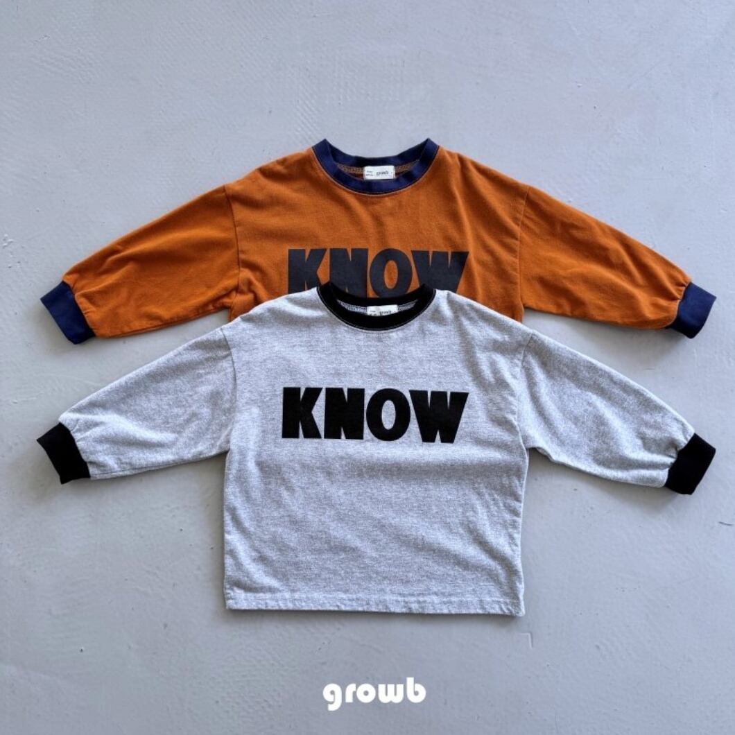 KNOW T ※ジュニアsize 【GROWB】