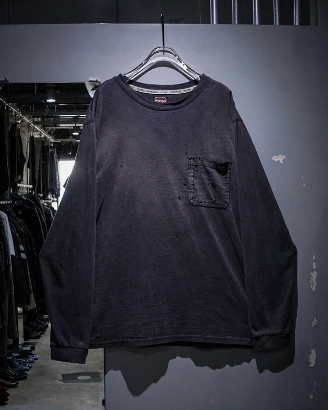 【add (C) vintage】“Wrangler” Super Sunfade Loose L/S T-Shirt