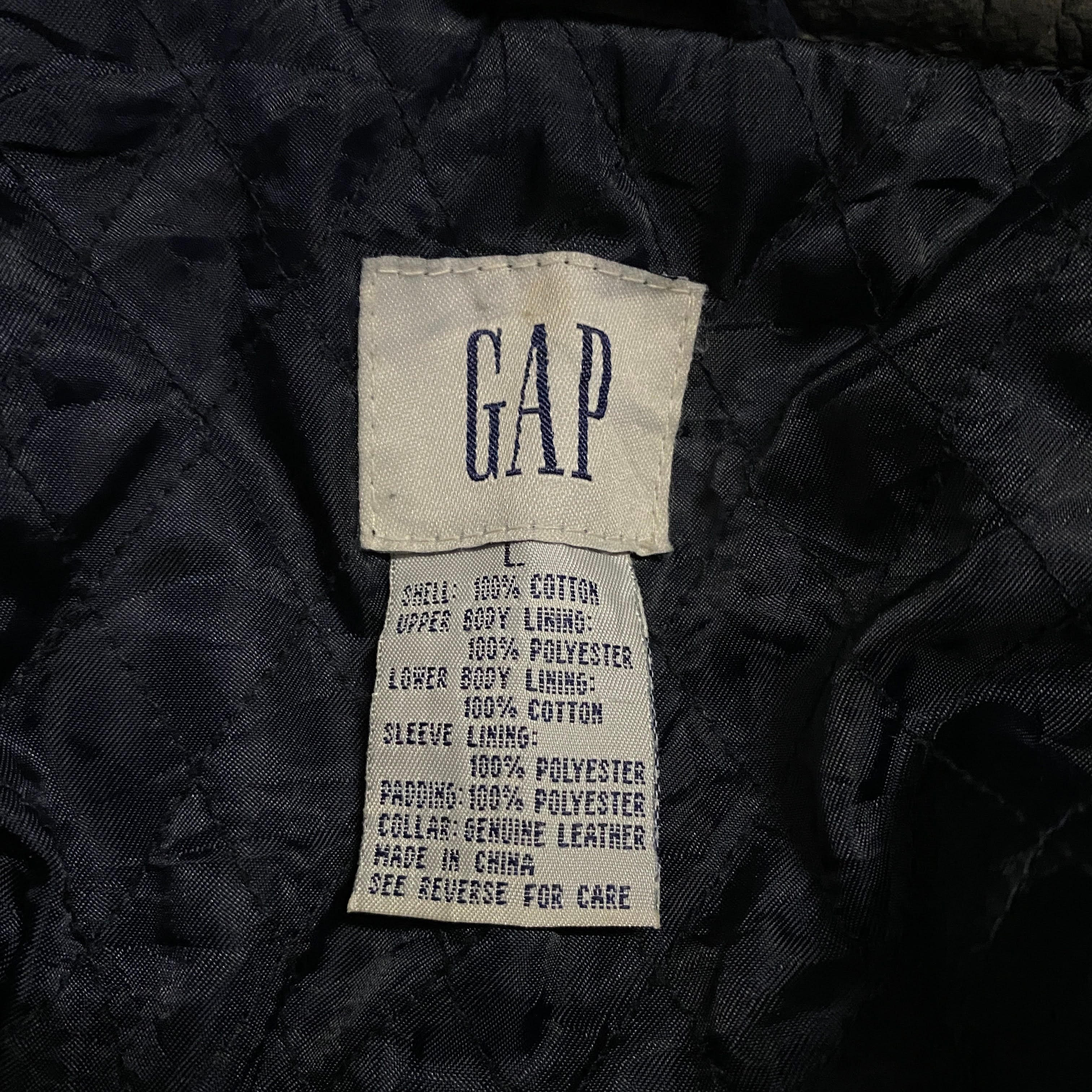 90s OLD GAP ワークジャケット 後染め L エルボーパッチ