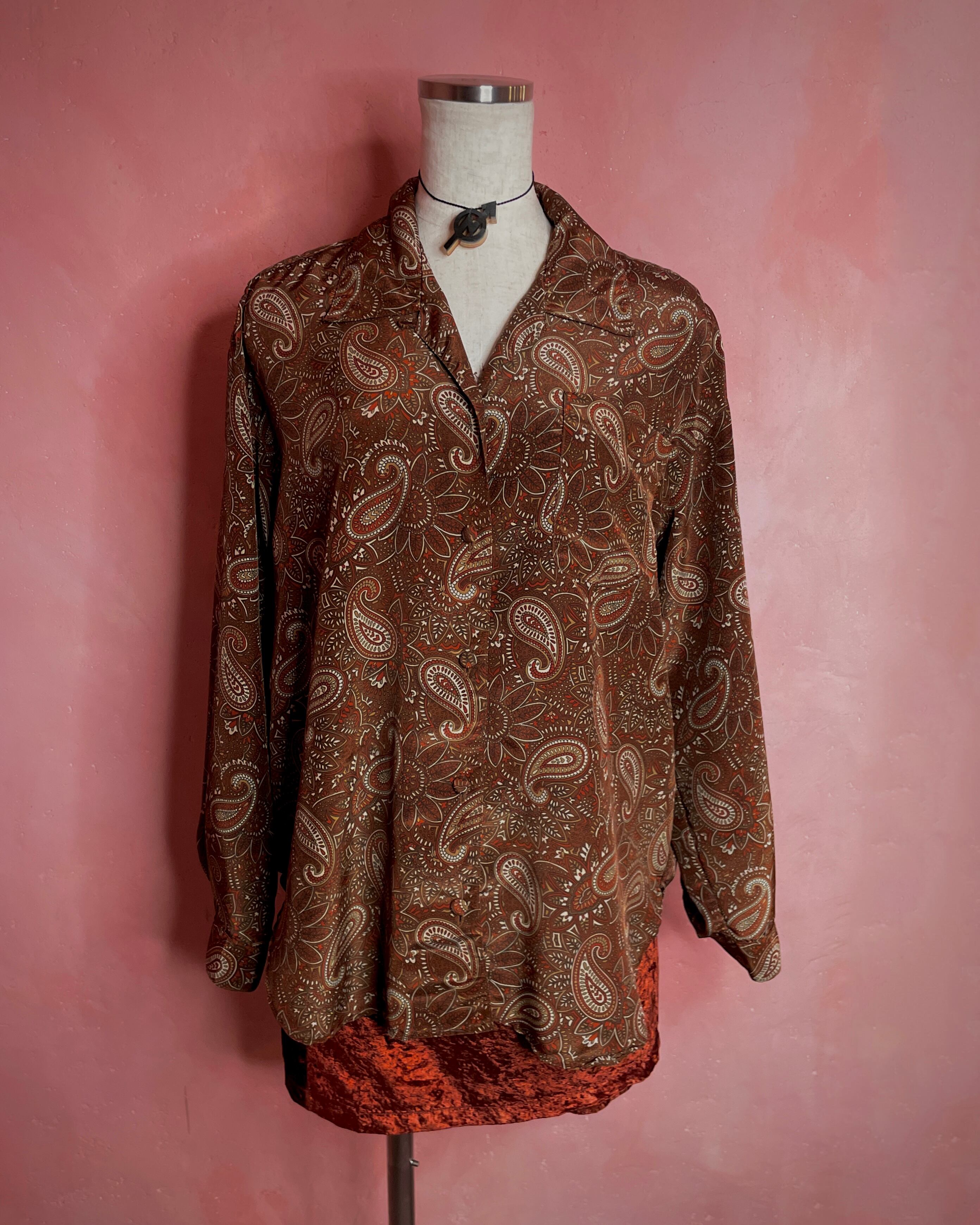 used paisley shirt