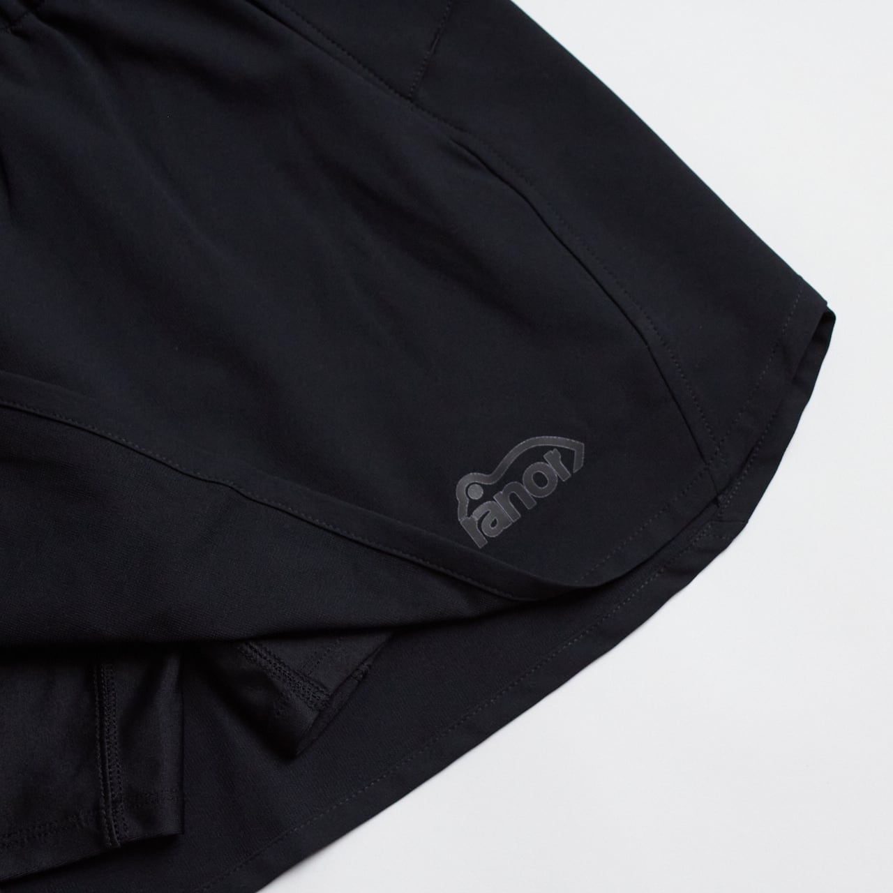 ranor ランニングスカート 新品同様 ranor（ラナー）BASIC SKIRT -BLACK レディースランニングスカート