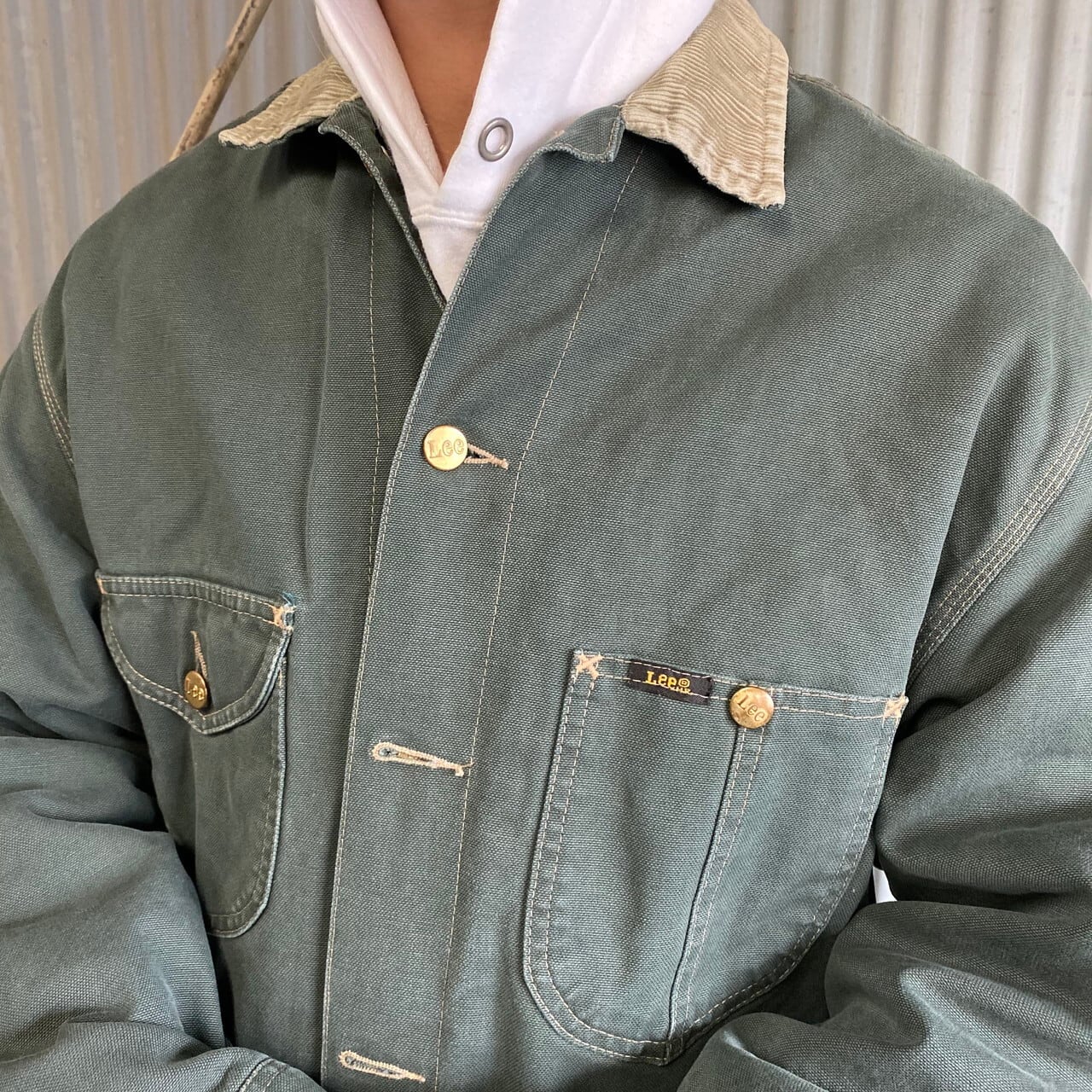 90s Lee zip up nylon work jacket