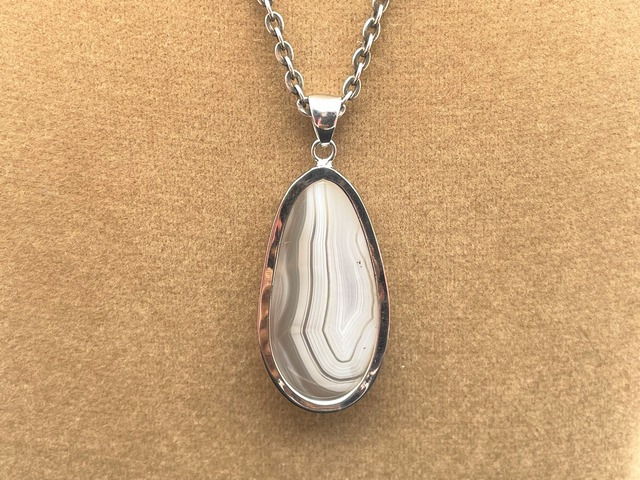 シルバーペンダントトップ【ペア】（瑪瑙）