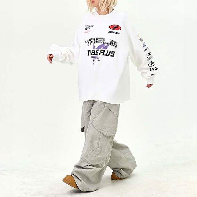 レーシングロゴミックススウェット 2col   R01455