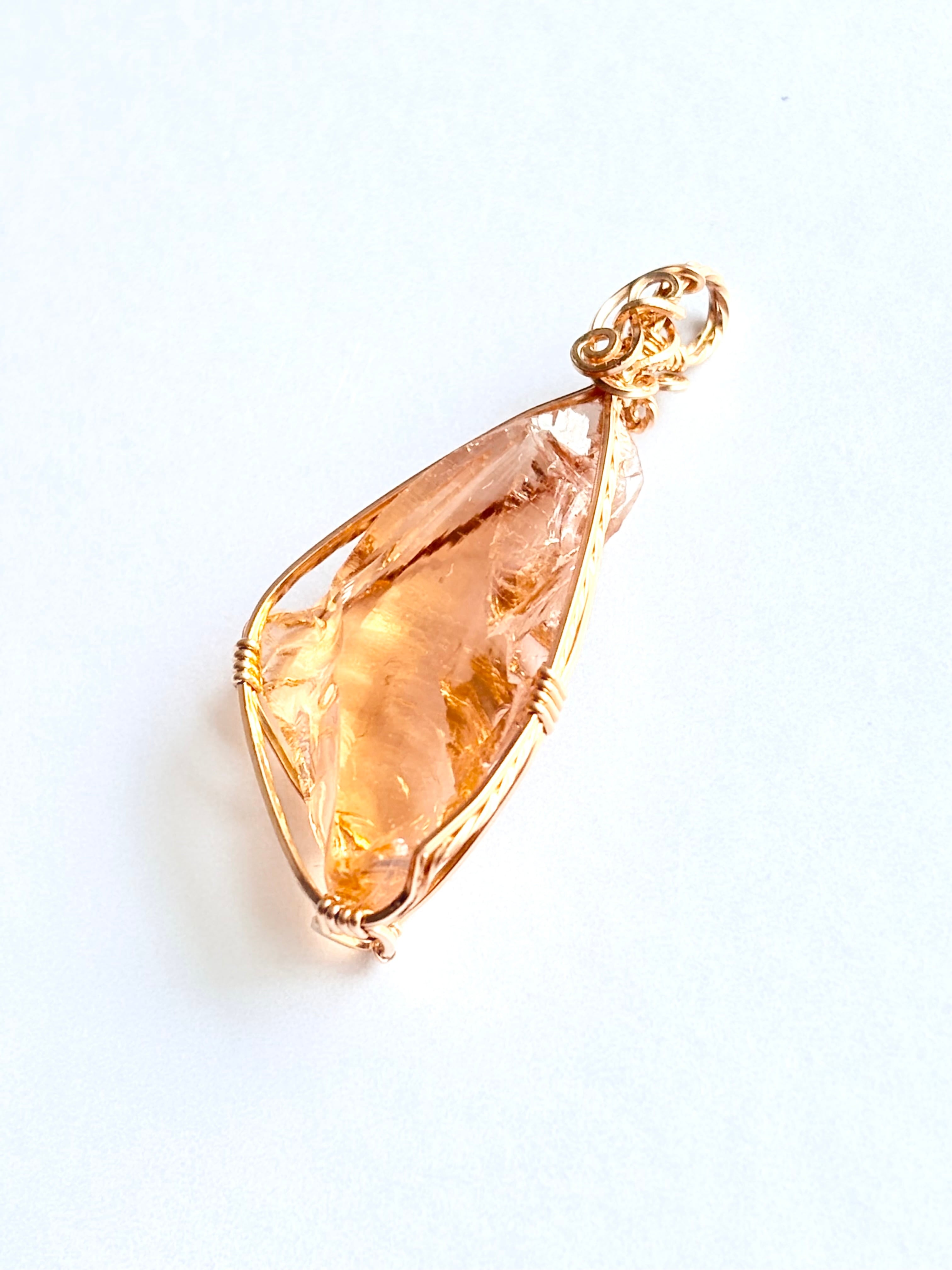 スターブラリークォーツ&サンストーン 14kgfペンダントトップ | Earth