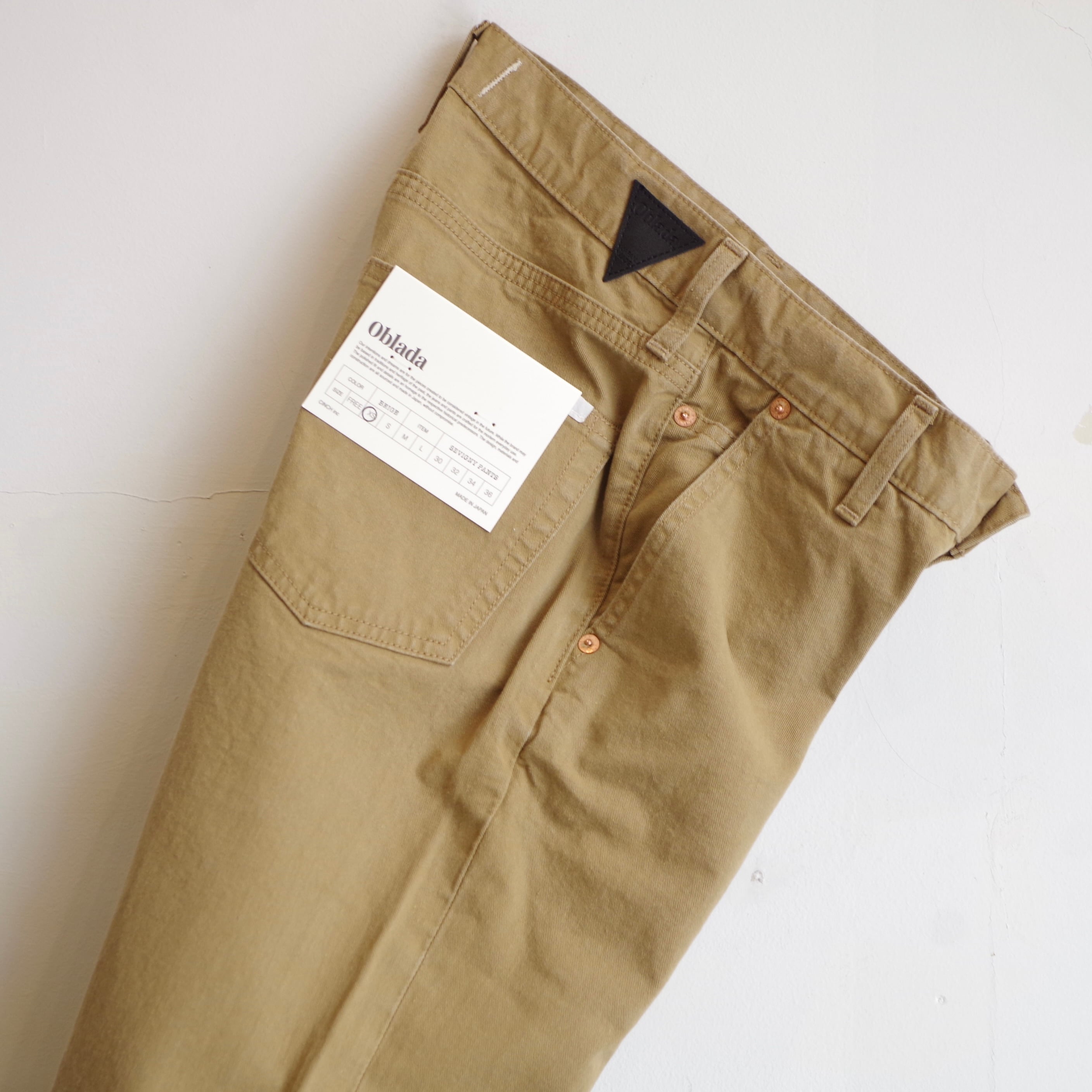 Oblada SEVIGNY PANTS ベージュ M Oblada SEVIGNY PANTS | 1F Store