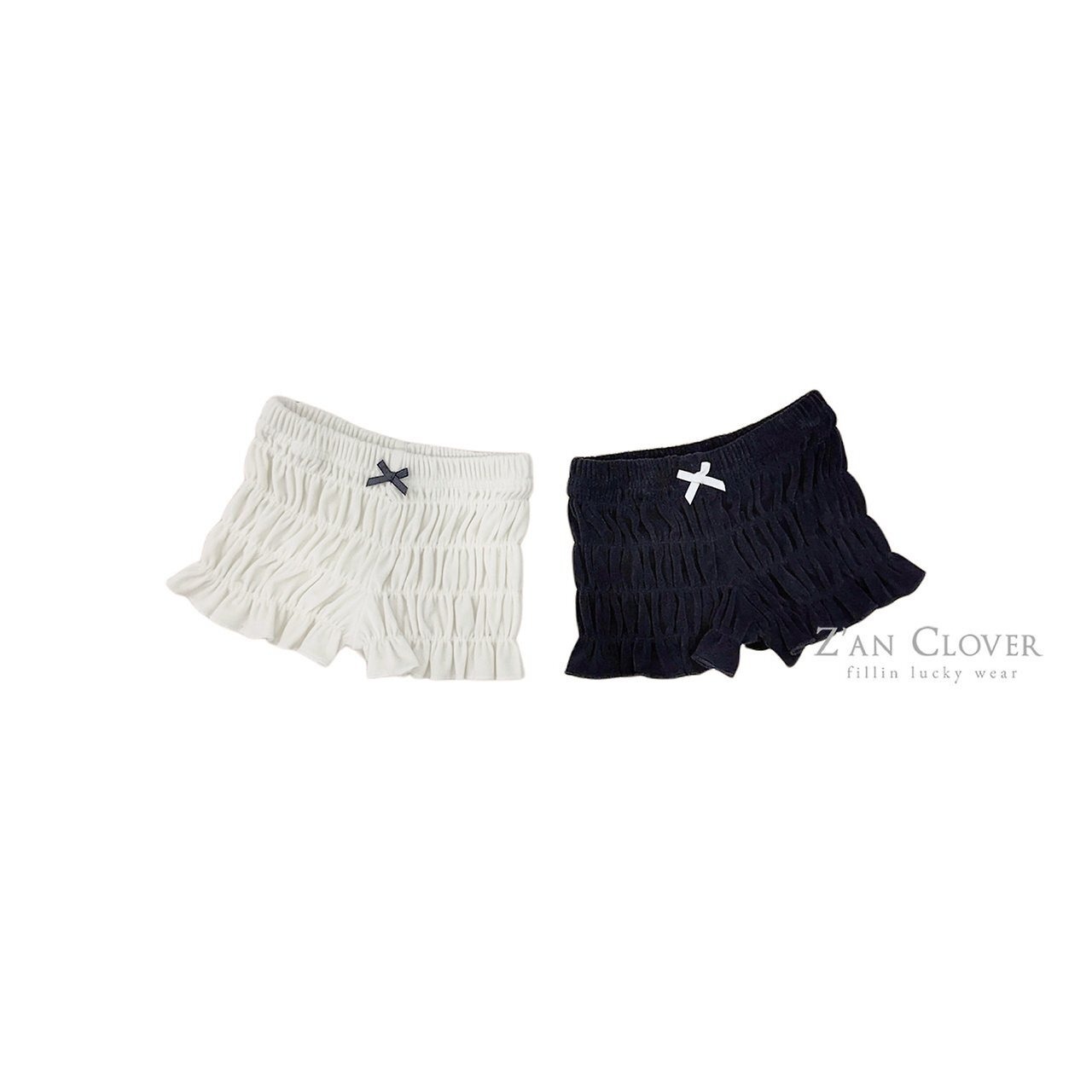 ZAN CLOVER［取寄］velour shirring short pants 26winter