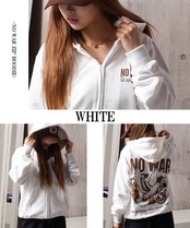 ◆NO WAR ZIP HOODIE◆lf-26601