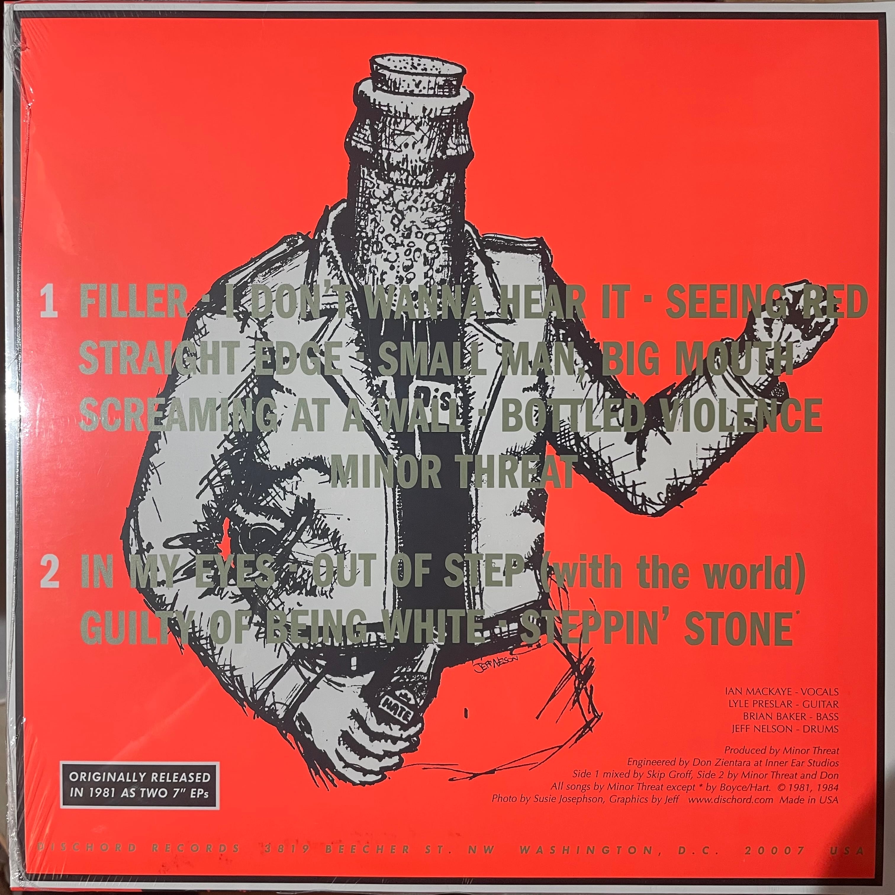 Minor Threat / Minor Threat (First Two Seven Inches) 【NEW LP