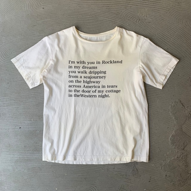 Vintage letter T-shirt