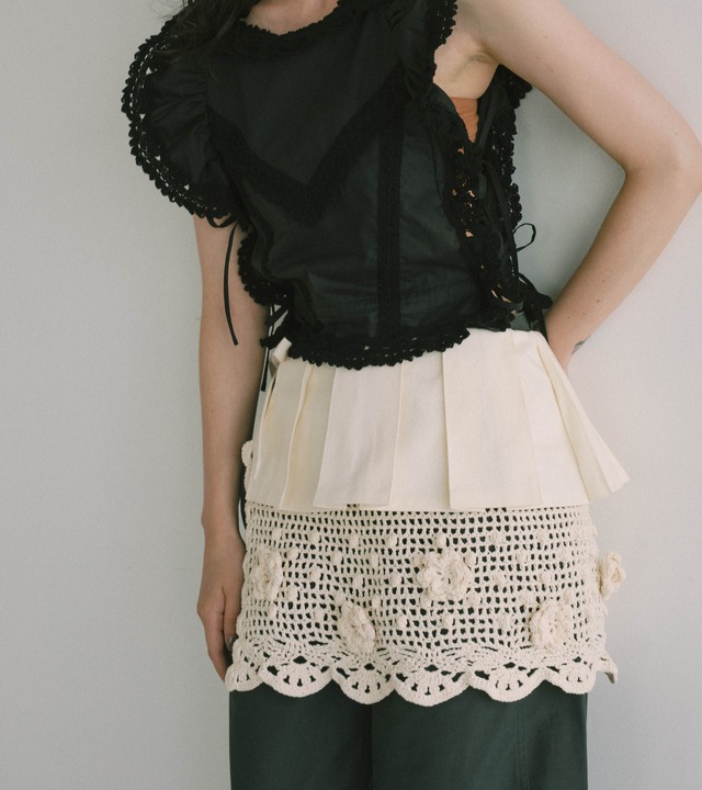 Crochet wrap SK・C/#off white
