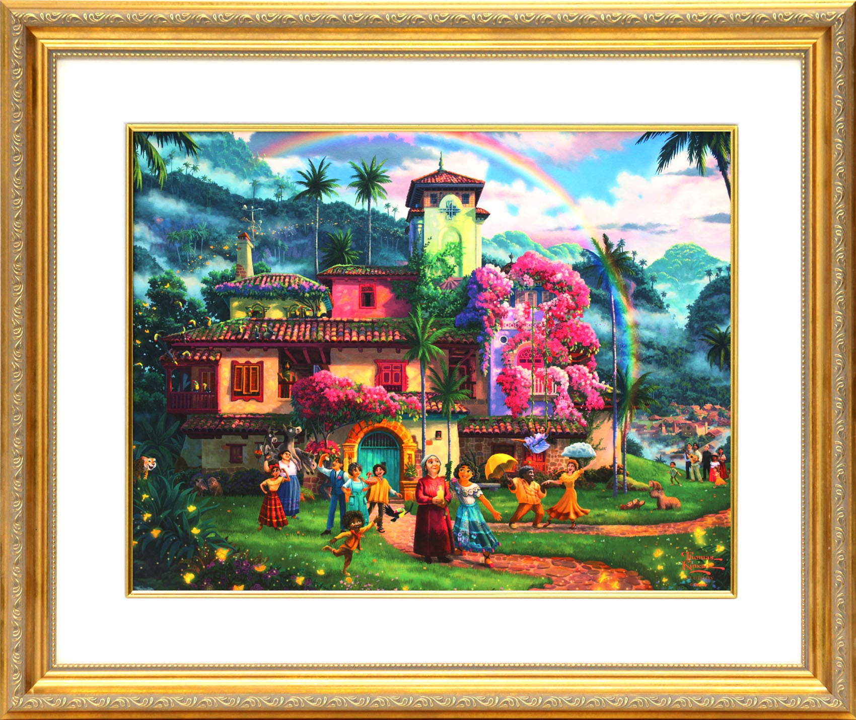 ディズニー絵画「ミラベルと魔法だらけの家」額縁2種選択可 作品証明書