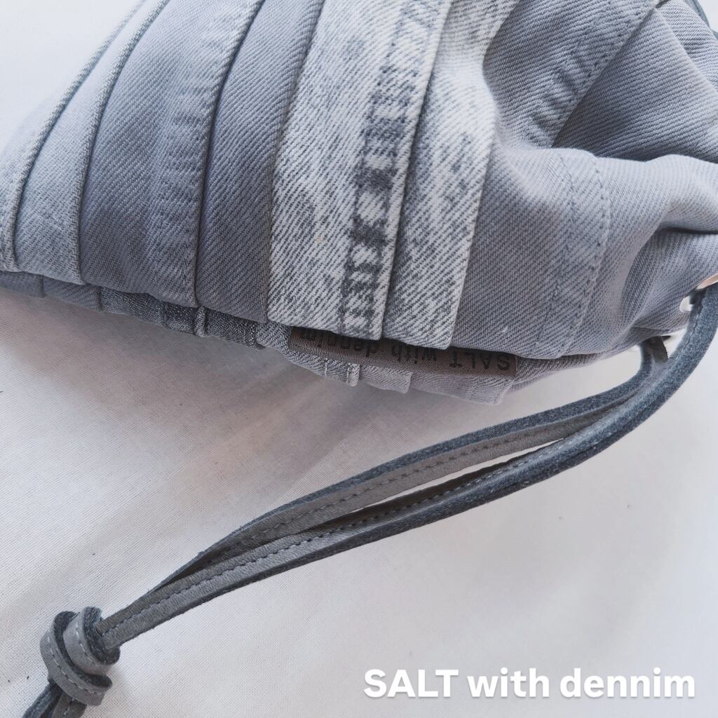 ボーダー巾着mini No.6696