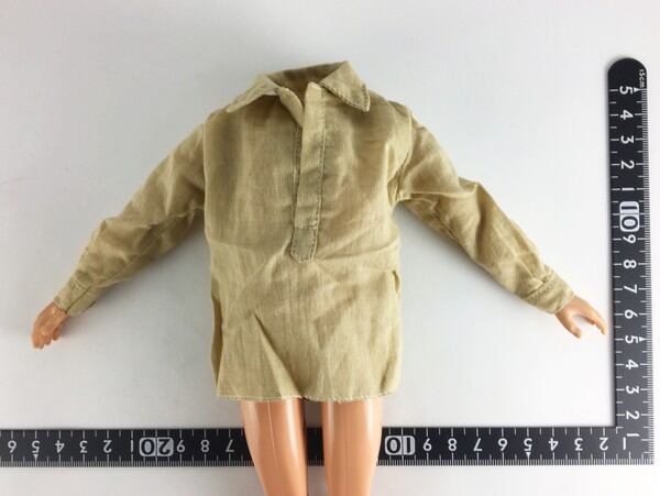 ドール服 1/6 男性用27 WW2 US 4th ノルマンディ歩兵 長袖シャツ DA155 - 画像1