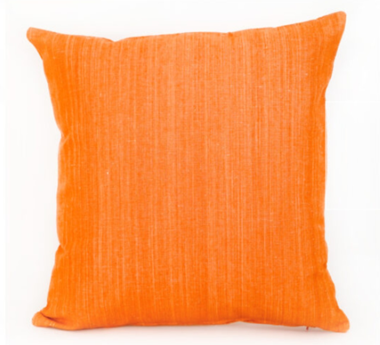 【天然繊維100%】伝統的織物のクッションカバー･Orange150