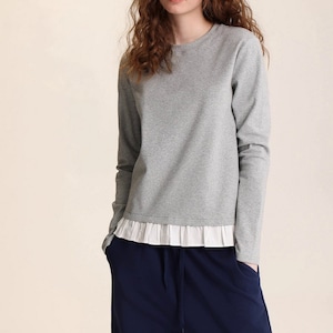 プリーツヘムトップス  B0231