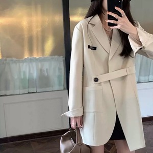 ワンベルトオーバーサイズジャケット　A0379