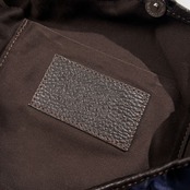 Mademoiselle NON NON マドモアゼルノンノン MARCO MASI マルコマージ レザー切替 ナイロン ハンドバッグ トートバッグ/ネイビー系×カーキ系