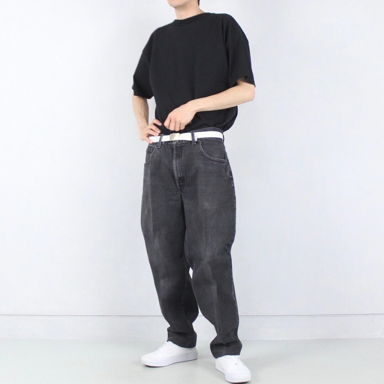 【Y's】 後染めテーパードデニム 2affc8c4274d277ebfa452c3a71a27