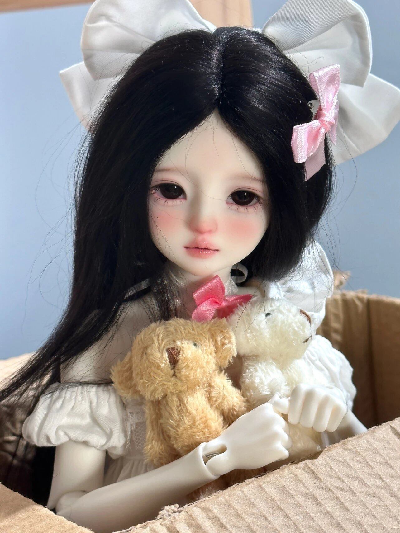 ヘッドのみ!慕韩自制 素头 女娃 娃头4分 四分bjd单头 ボディ ヘッドのみ!慕韩自制 素头 女娃 娃头4分 四分bjd单头 ボディ