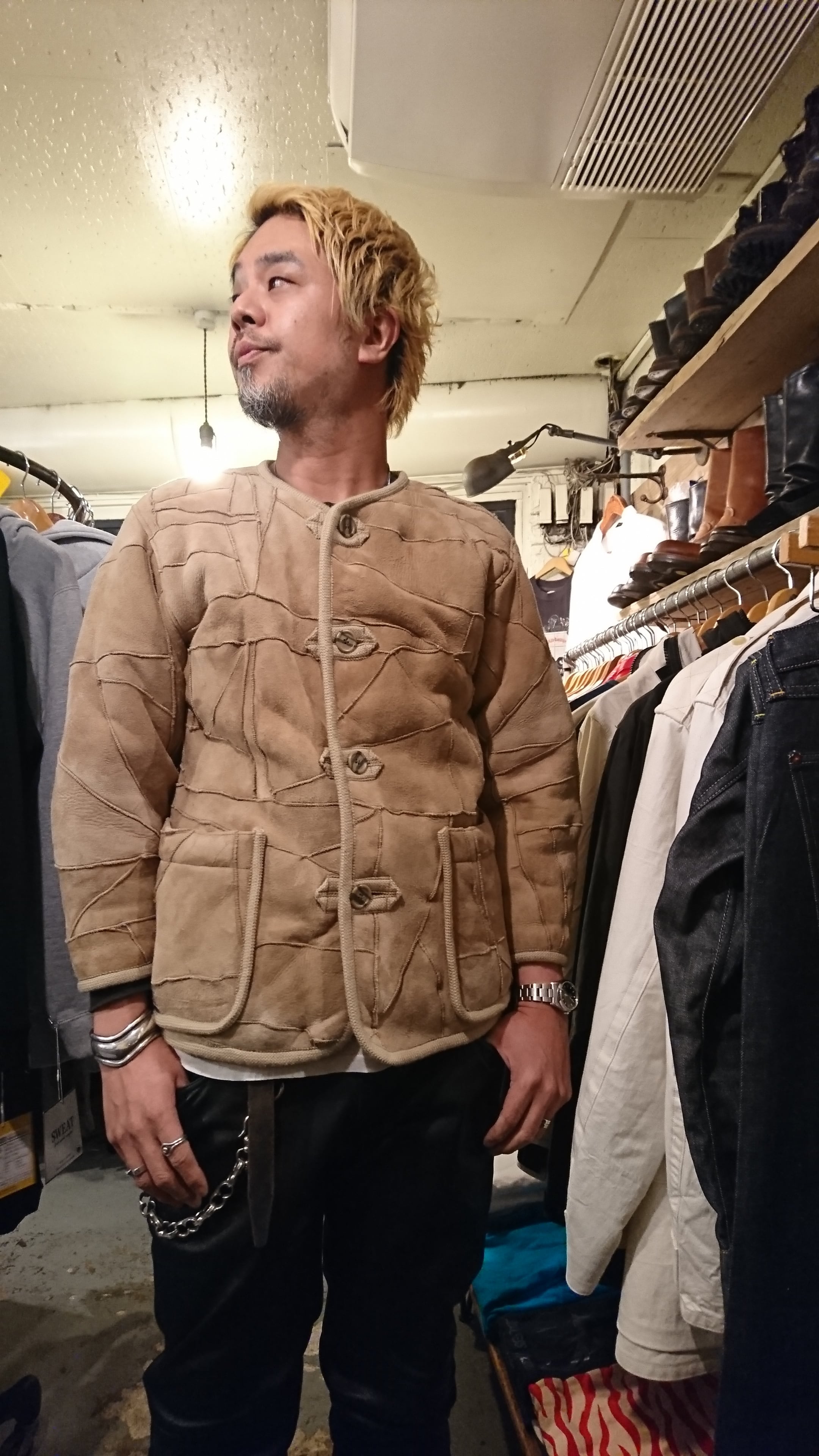 HAI sporting gear/80s boa  jacket