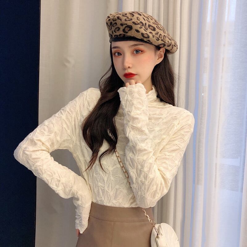 カラーシャツ スプリングトップス Tシャツ ロング 春物 試着室67086315059