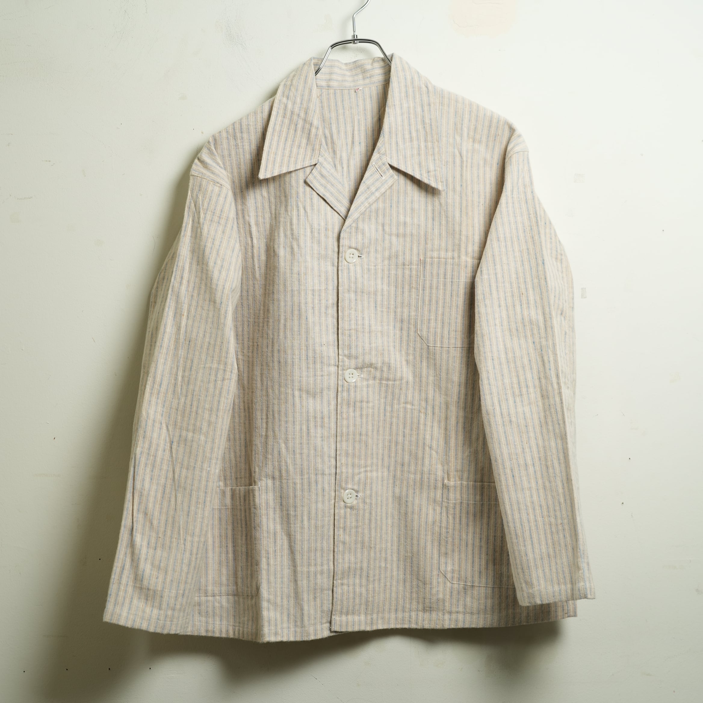 50's French Military Hospital Pajamas Shirt 【DEADSTOCK】 | AMICI used  vintage clothing store