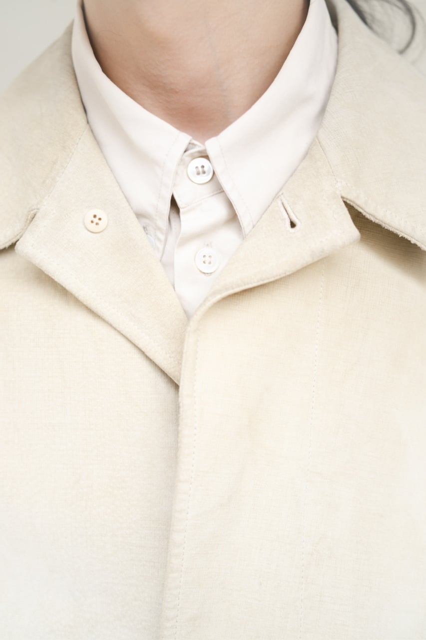 00AW] Yves Saint Laurent Rive Gauche Embossed Pig Suede Raglan