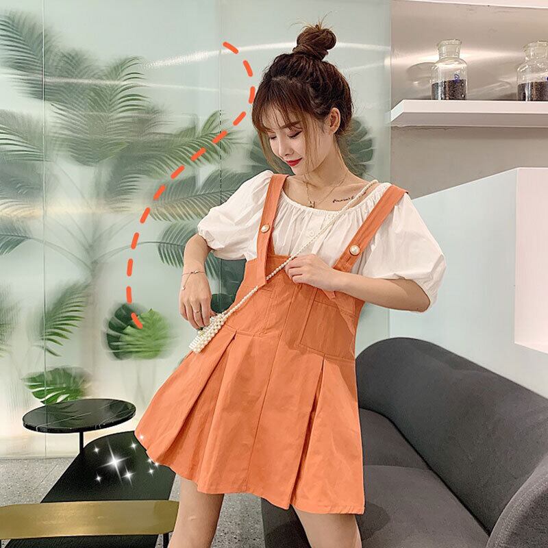 スカート サマールーズ薄手ソリッド カラー 夏物 ソリッドカラー 萌量不足67673111506