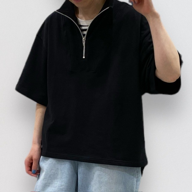 Midi Umi half zip wide pullover