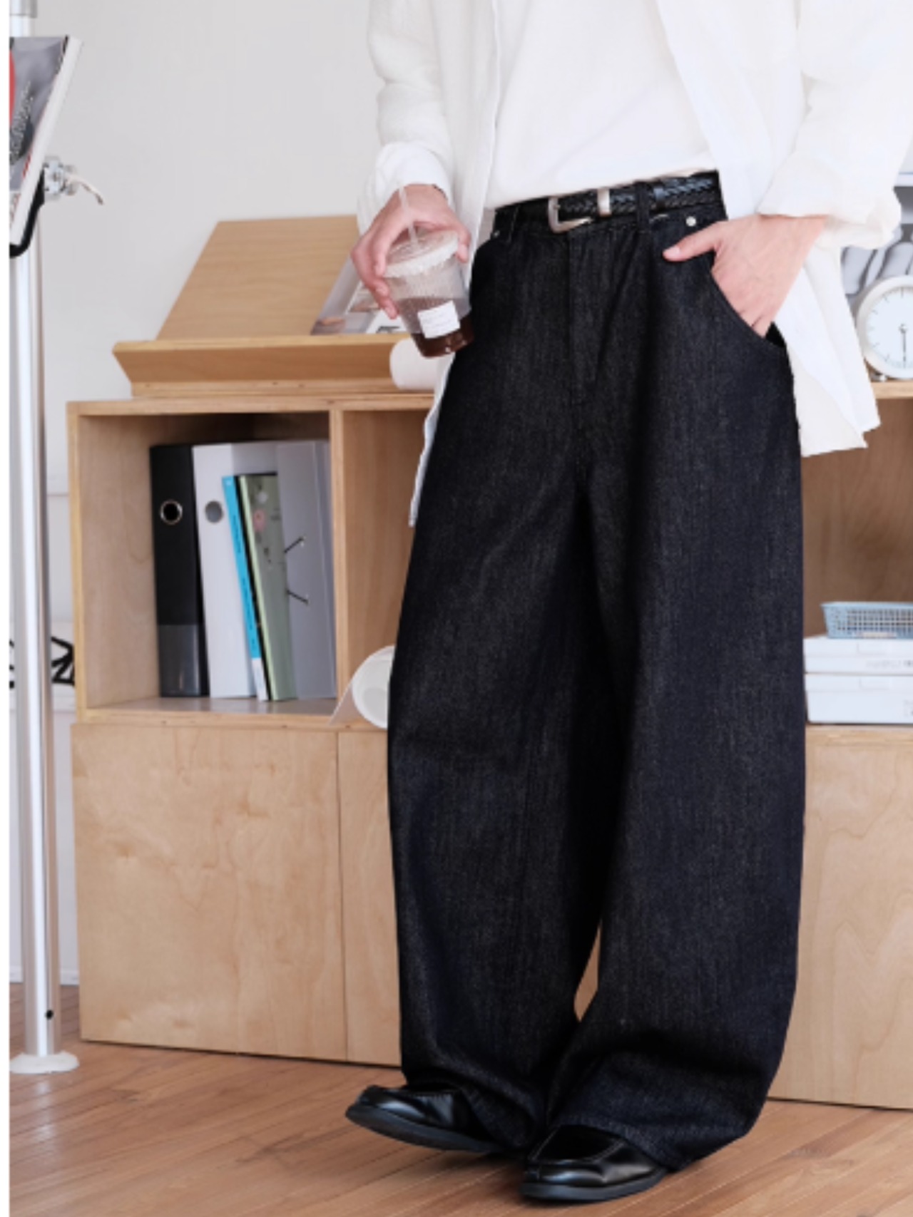 ワイドデニムパンツ　TB1488・画像4