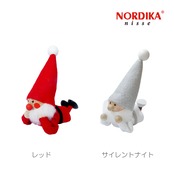 【ノルディカニッセ】寝転がるサンタ（レッド／サイレントナイト）