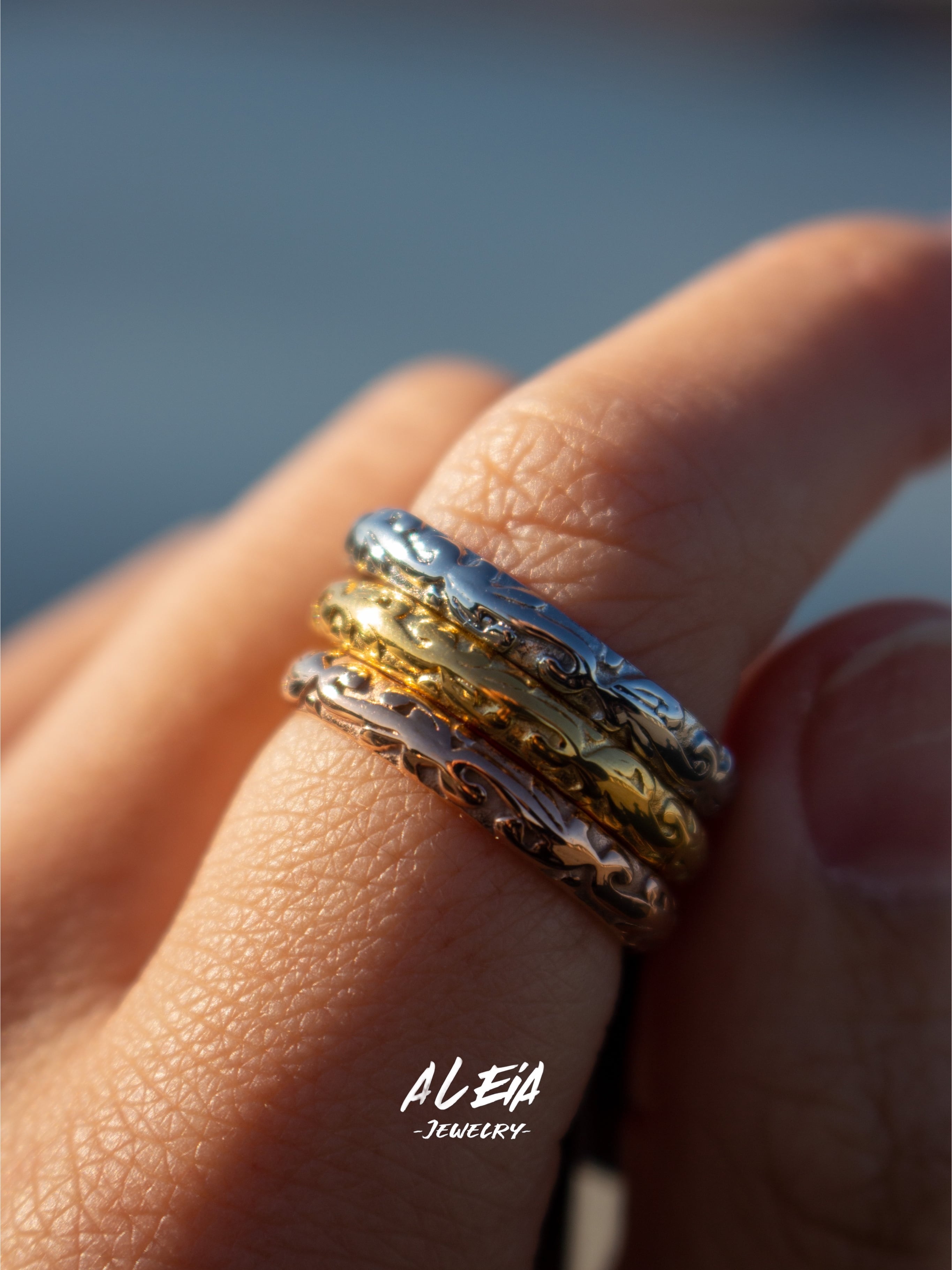 お試し】ハワイアンジュエリー ハワイアンリング 【316L】 | ALEIA