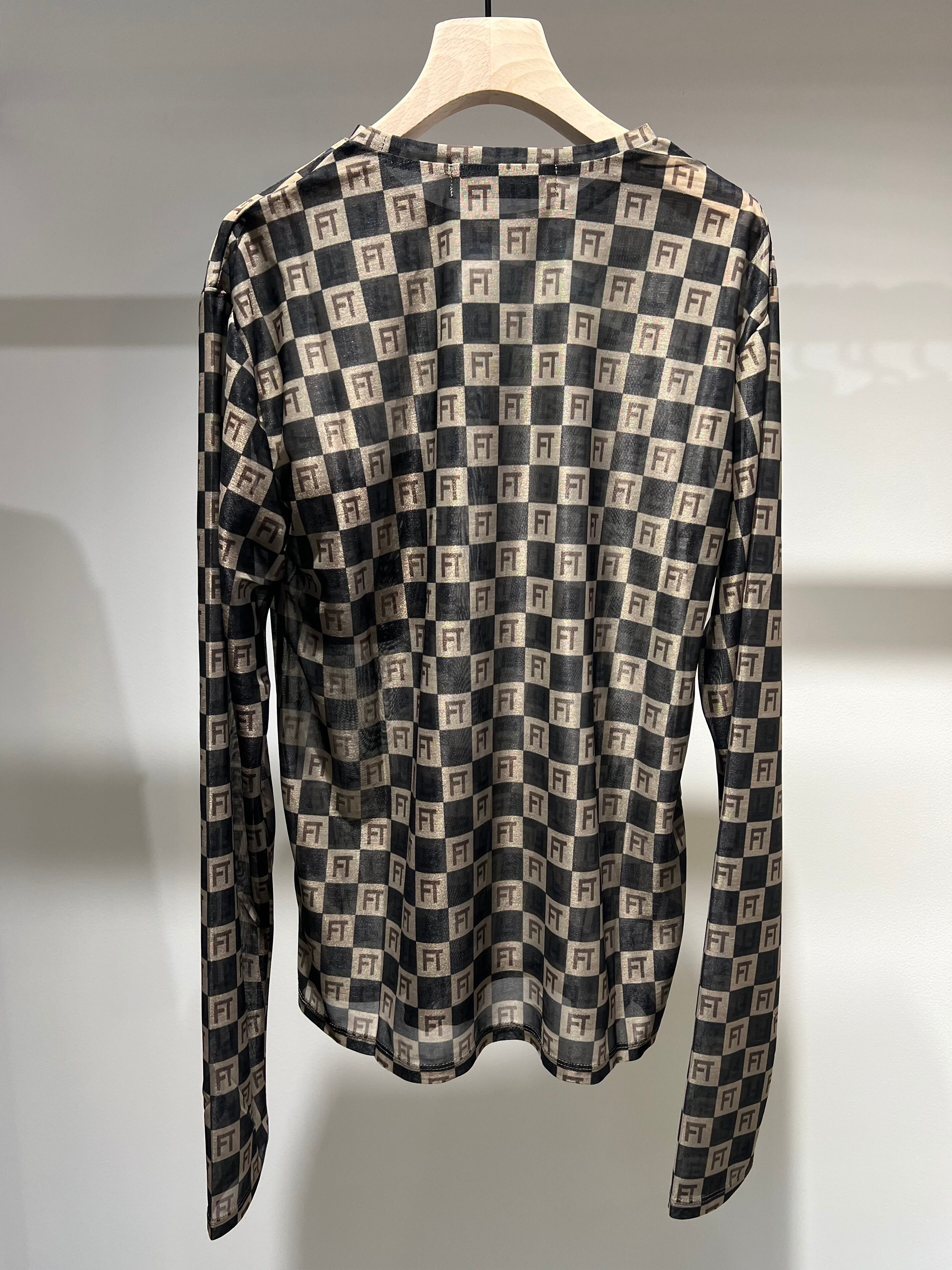 23AW】FUMIE TANAKA フミエタナカ / SHEER PRINT LONG T-SHIRTS 