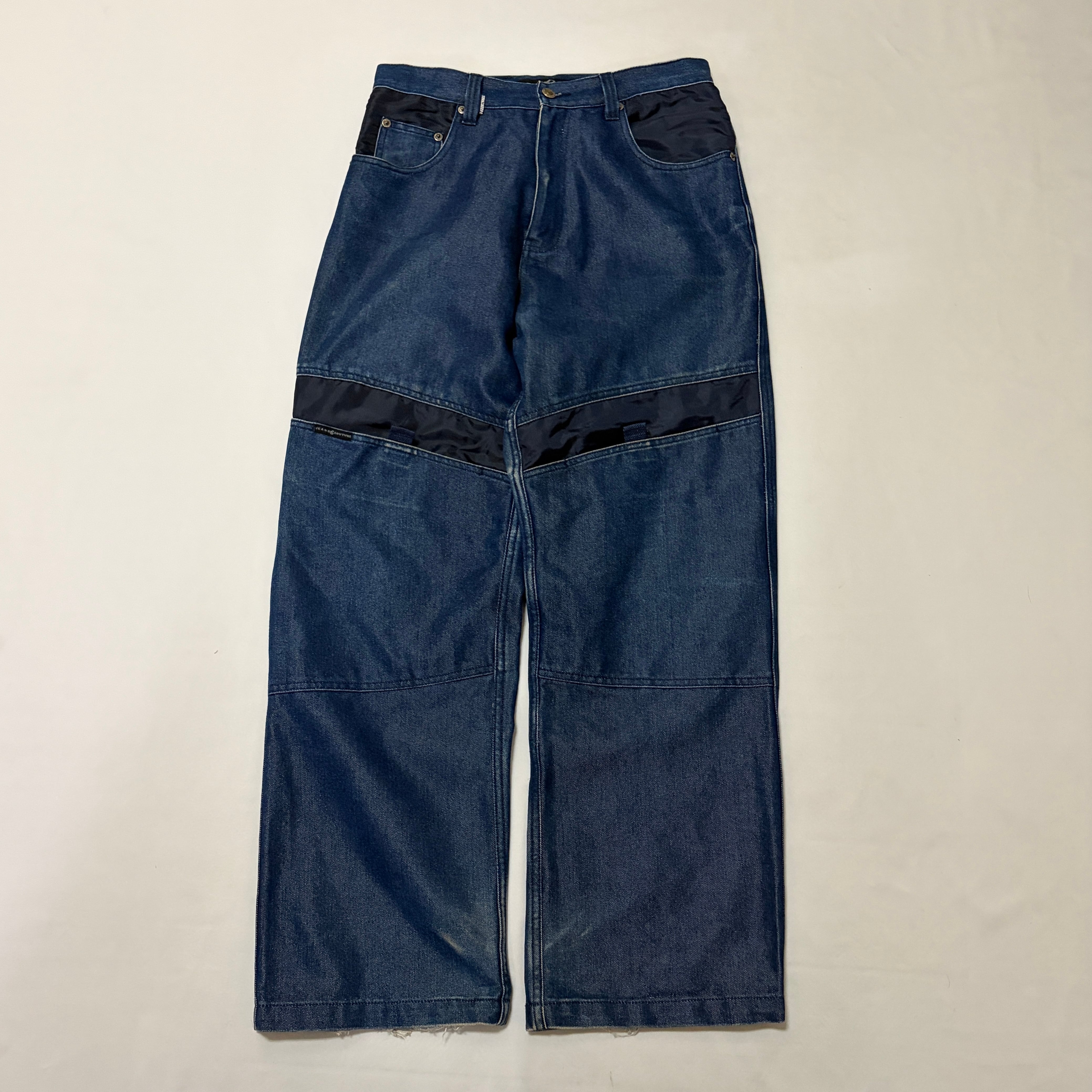 90s GUESS ブラックデニム バギーショーツ ゲス | PAY ID