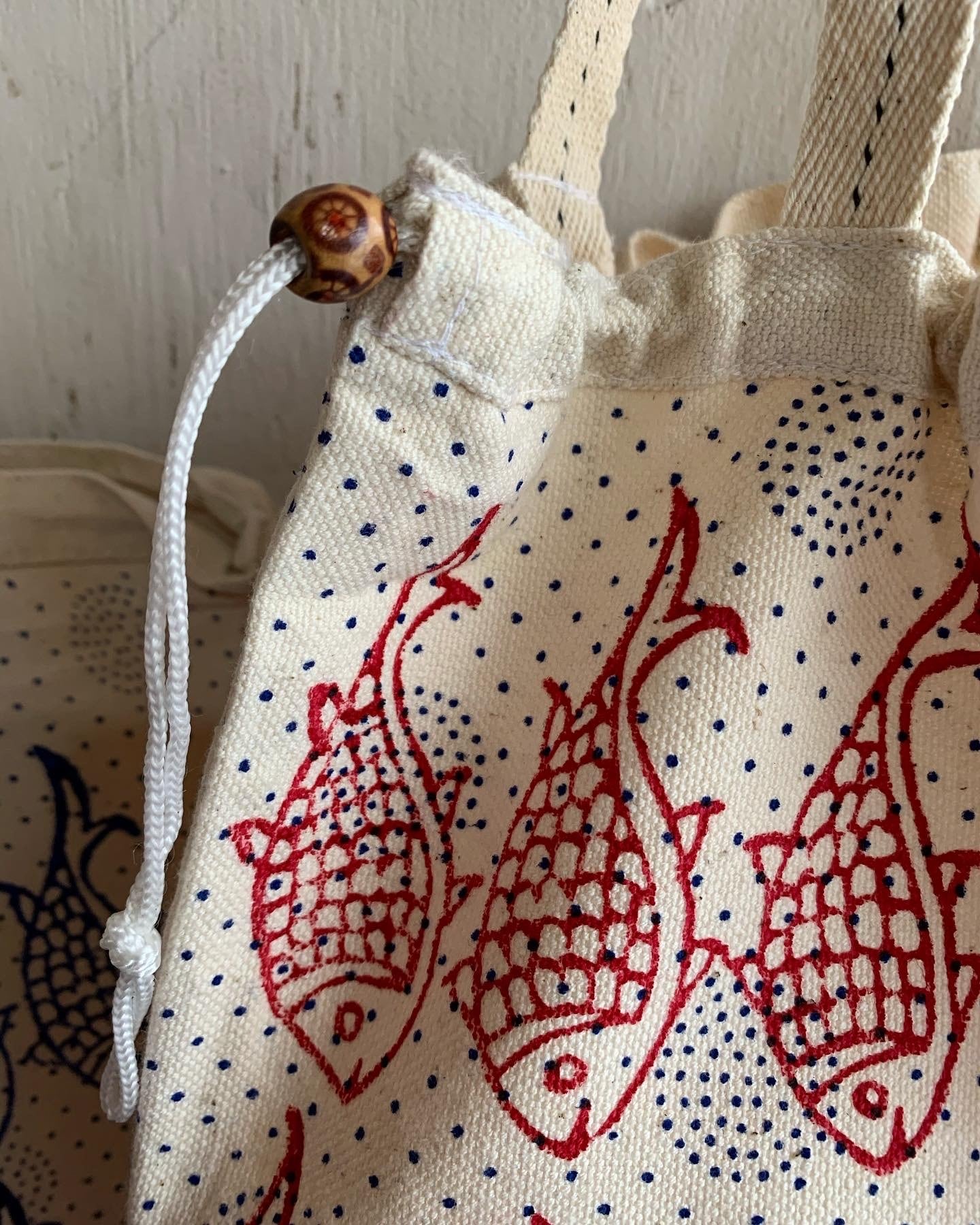 イラン製 おさかなトートバッグ | 瀬尾商店