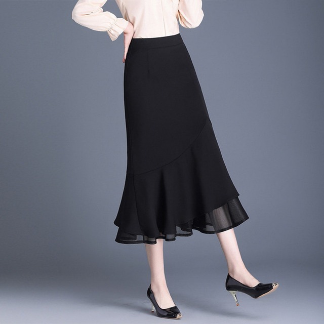 アシンメトリーマーメイドスカート Me1733