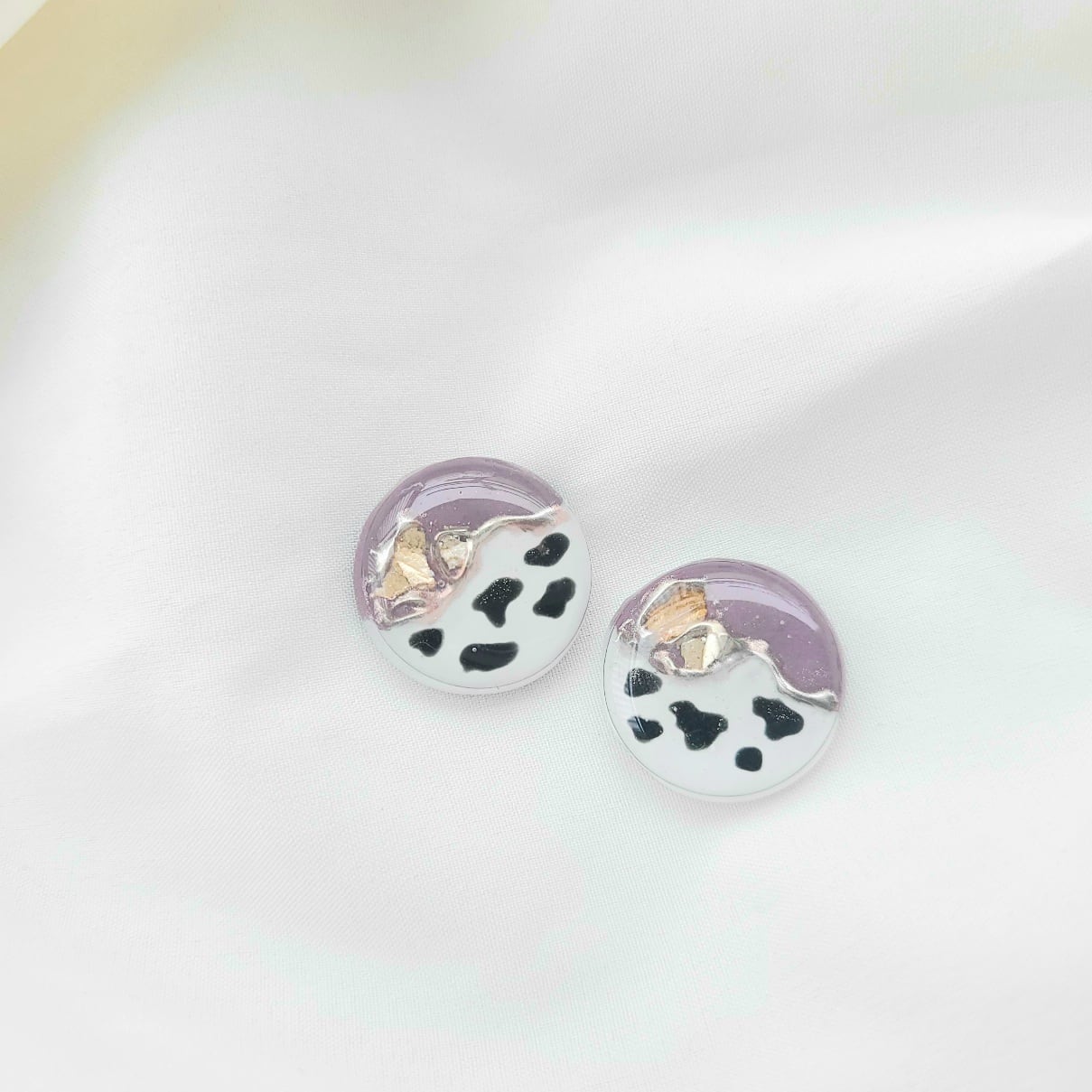 ≪119 パープル≫レジンピアス 500円 ≪119 パープル≫レジンピアス 500円 - メルカリ