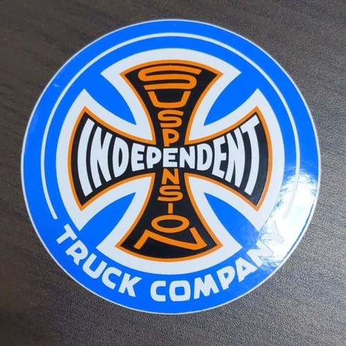 【ST-713】Independent Truck Company インディペンデント スケートボード Skateboard ステッカー SUSPENSION SKETCH DECAL BLU