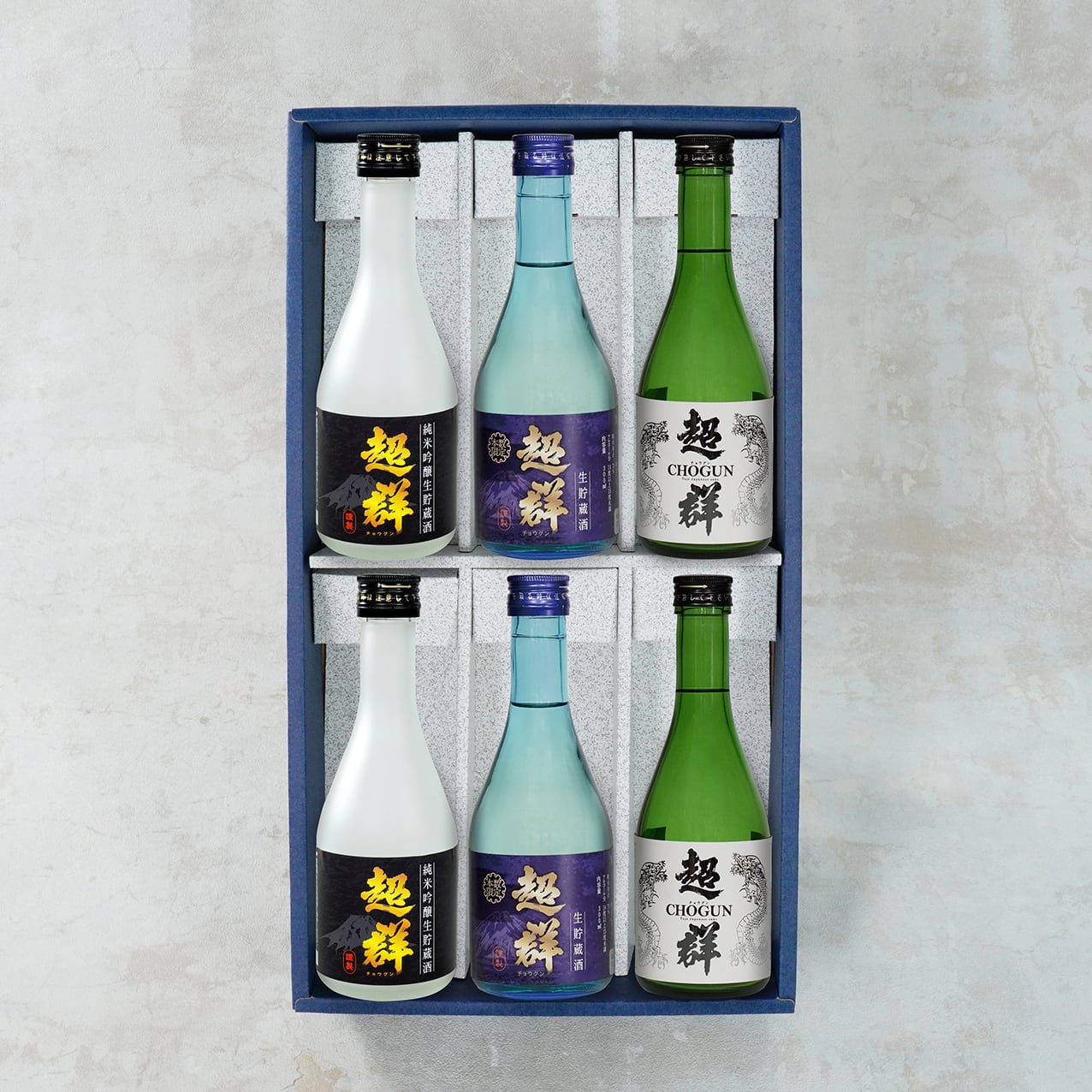 超群 上撰 生貯蔵&純米吟醸 生貯蔵&純米酒 龍 300㎖各2本セット | 比婆