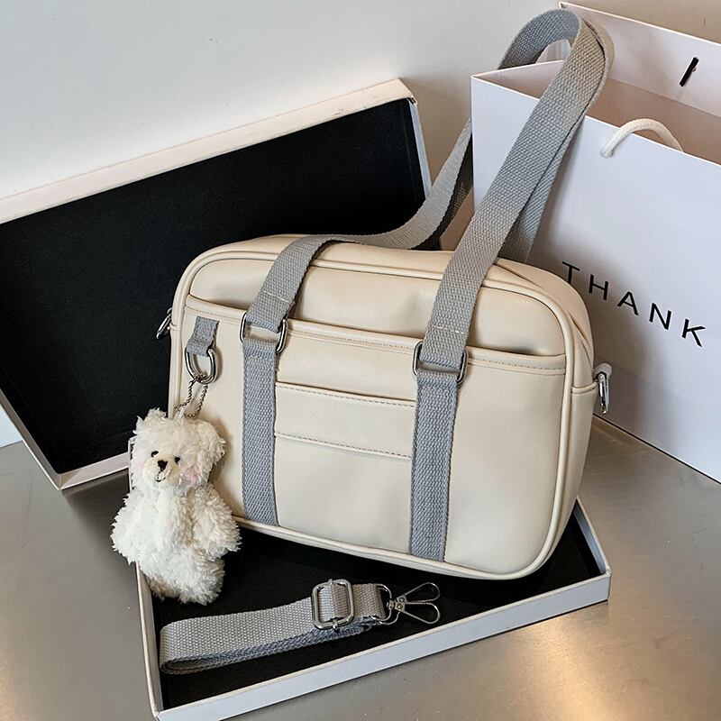 バッグレディースバッグ2020ニューウェーブ夏大容量ワイルドショルダーバッグインネットレッドユニムバッグファッションビッグバッグ Tiancai_Wing_Bag9365303